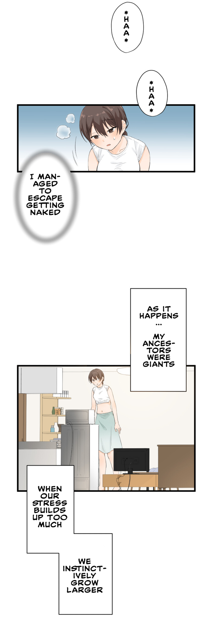 Ookiku Nacchaukei Joshi No Chiisana Tatakai 📖 Ookiku Nacchaukei Joshi no Chiisana Ta #1 English - All Manga